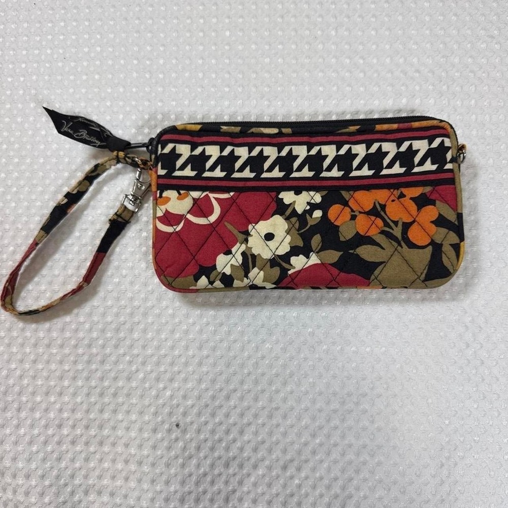 Vera Bradley Rare wristlet wallet in the retired Bittersweet pattern